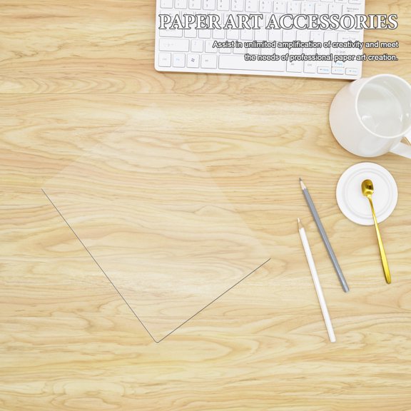 WRITWAA Clear Acrylic Embossing Plates Perfect for Precise Die Cutting and Scrapbooking Projects