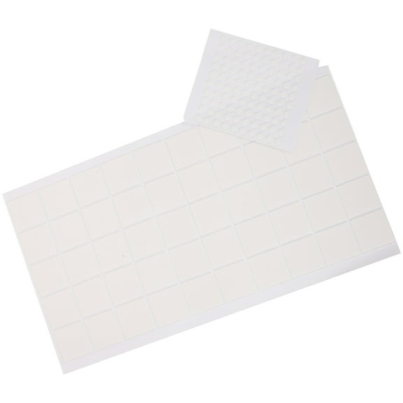 WRITWAA Clear Round and Square Double Sided Foam Pads Stickers for Craft and Decor