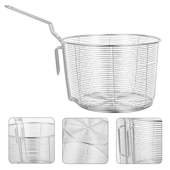 WRITWAA Coarse Mesh Strainer Metal Strainer Colander 1Pack Straining Food