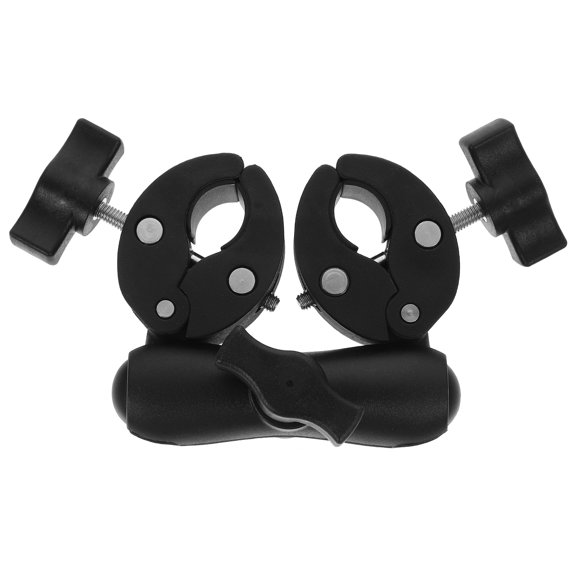WRITWAA Compact Motorcycle Camera Mount Holder Black Clamp with Easy Installation and Adjustable Angles