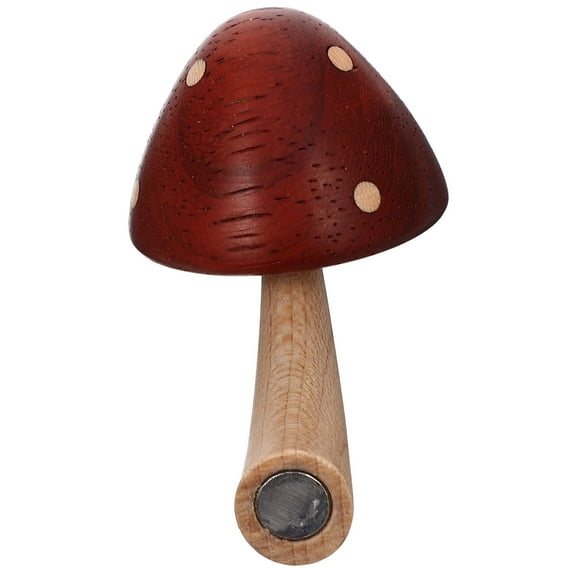 WRITWAA Mushroom Wood Design Refrigerator Sticker for Kitchen Home Decor, Fridge Magnet Decal