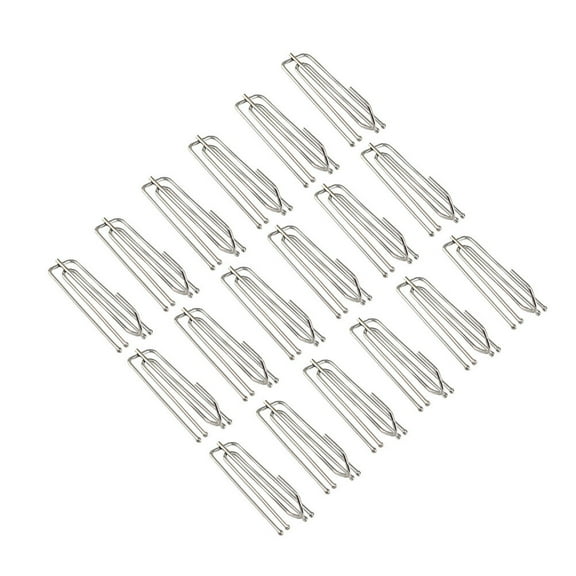 WRITWAA 1Set Stainless Steel Curtain Pleater Hooks Four Claw Curtain Hooks for Decor