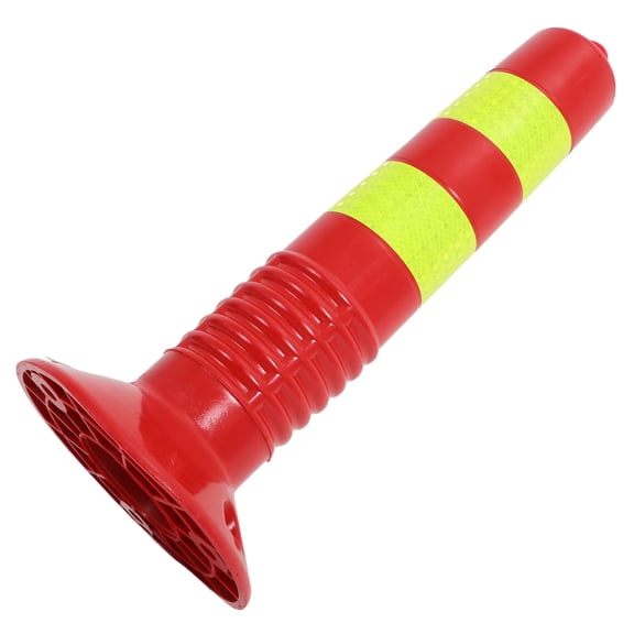 WRITWAA Red Traffic Barrier Cone Durable PU ABS Material for Outdoor Safety