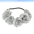thumbnail image 1 of WRITWAA Holiday Hair Accessory Hair Ornament Cloth Silver 1Set, 1 of 8