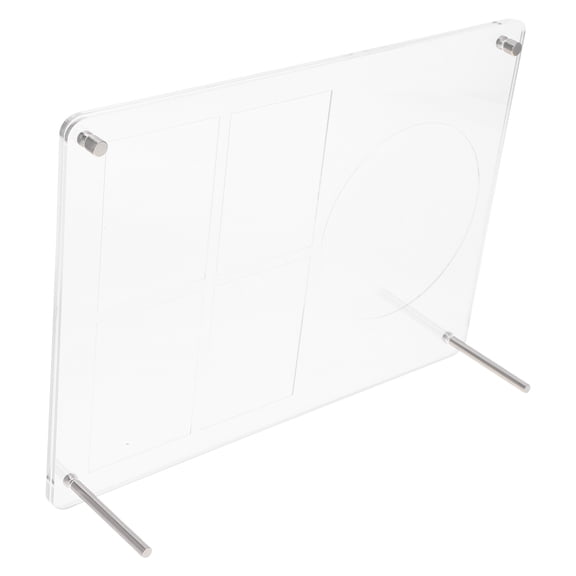 WRITWAA Stylish Acrylic Cd Display Stand Clear for Office Organization