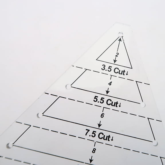 WRITWAA Quilting Ruler Transparent Acrylic with Clear Lines for Precise Sewing and Patchwork Projects