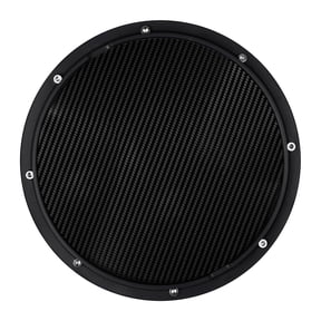 WRITWAA Black Drum Practice Pad Carbon Fiber and ABS Material Drum Accessory for Beginner Drumming Skills