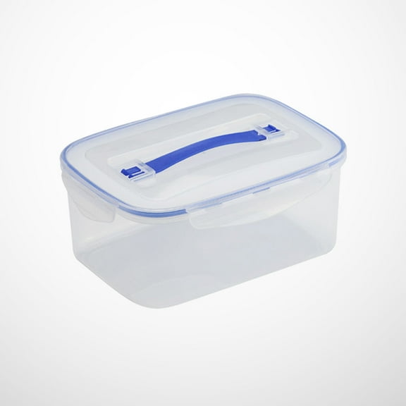 WRITWAA Rectangular Refrigerator Food Container with Handle and Locking Lid