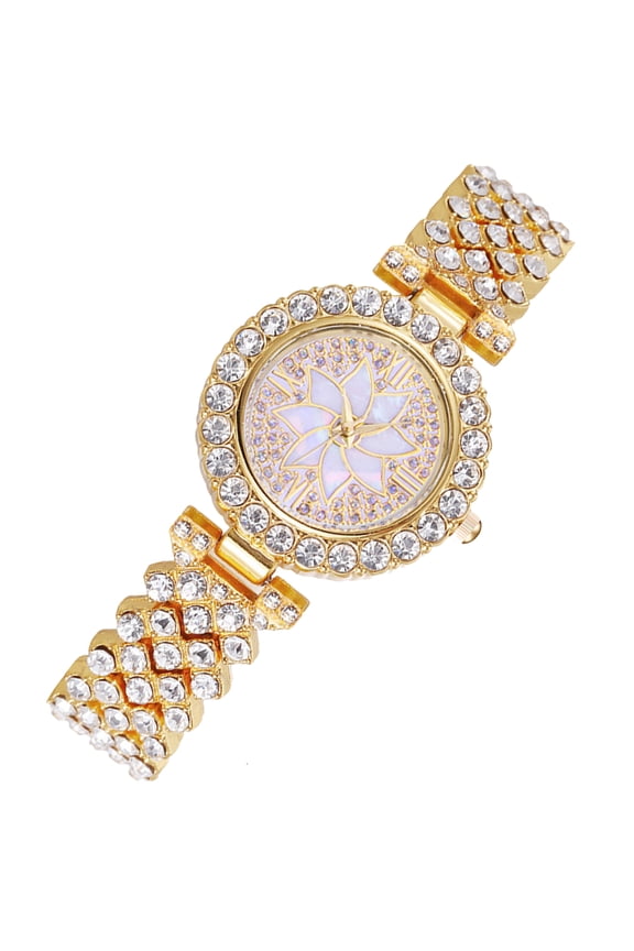 Stylish Wrist Watch with Rhinestone Accents Lightweight for Daily Wear and Casual Use