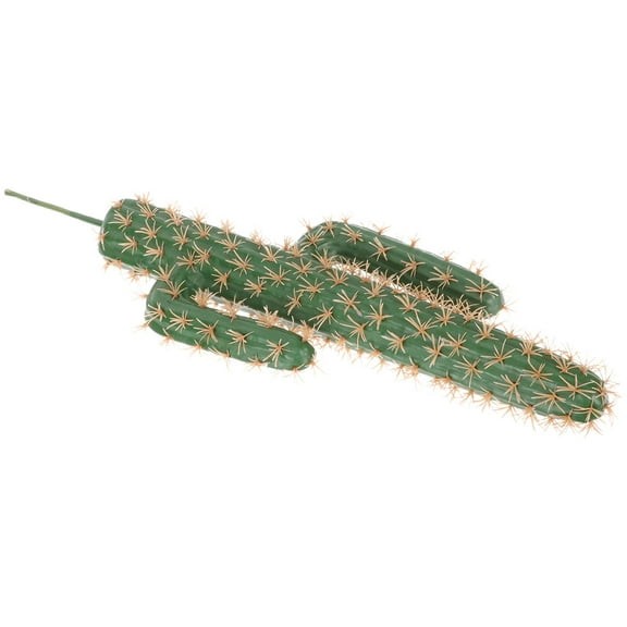 WRITWAA Lifelike Cactus Figurine Green Cotton for Indoor Decor