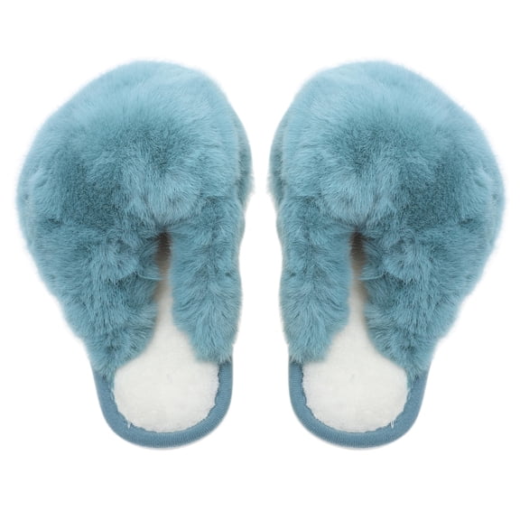 WRITWAA Women's Cozy Indoor Slippers, 1 Pair Soft Fuzzy House Shoes for Warm and Comfortable Wear