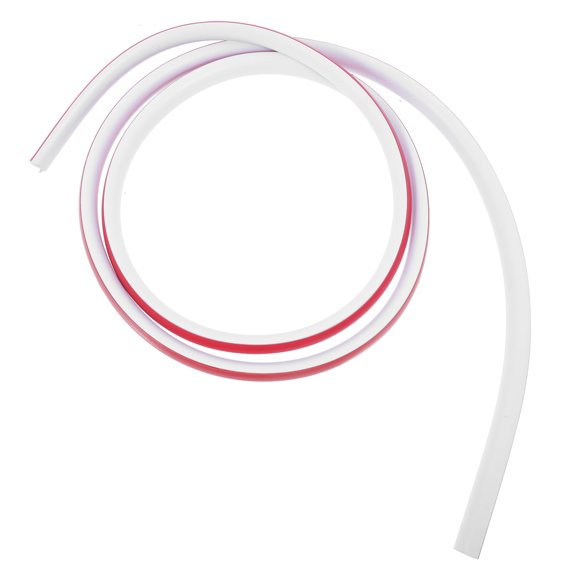 WRITWAA Flexible White PVC Wall Corner Trim for Bathroom Splash Guard and Tile Edge Protection