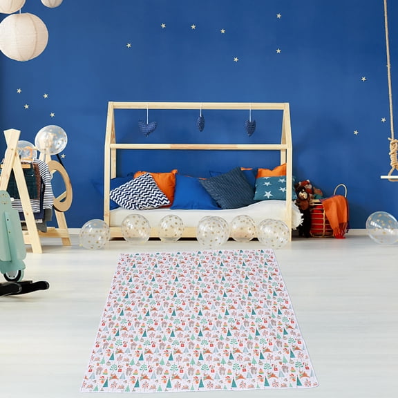 WRITWAA Baby Polyester Waterproof Nonslip for Mealtime Picnic 1Pcs 51X51in