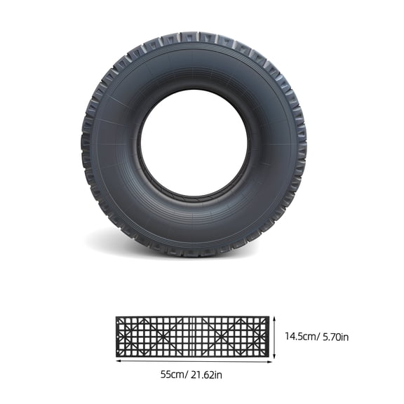WRITWAA All-Weather Car Tire Accessories, Black Anti- Boards, and Easy to Use, 1 Pair for Improved Traction