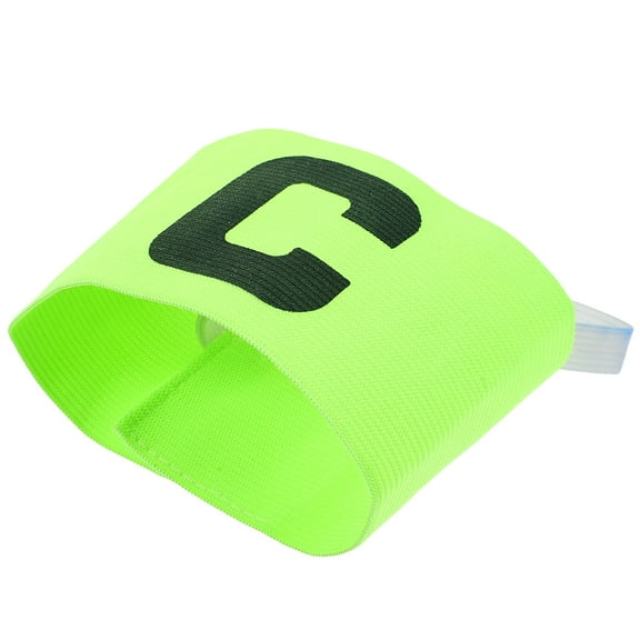 WRITWAA Football Captain Arm Bands Nylon Green Anti-slip Sports Tool 1Pcs for Athletes Training Sessions for Fan Gear