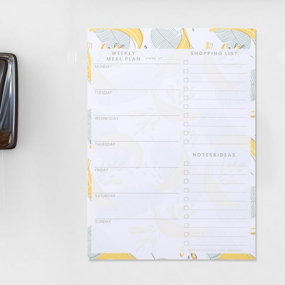 WRITWAA Multi-colored Fridge Notepad for Office and Home Use, Scheduling and Reminder Pad, 1 Piece