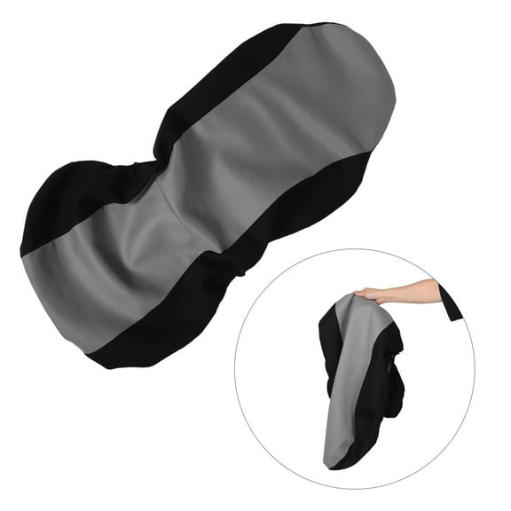 WRITWAA Front Seat Covers Easy Installation Comfort Enhancement Single Piece Design for Cars Suvs and Trucks Grey 1Set