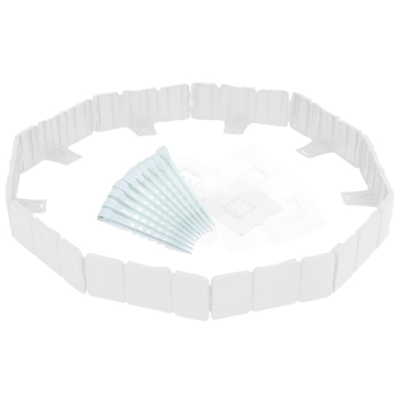 WRITWAA Garden Lawn Edging Garden Edging Strip Fence Produced From PP Plastic For Garden Use 1 Set