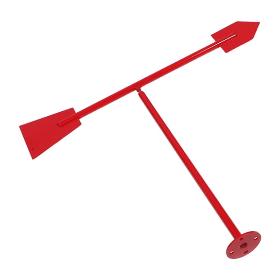 WRITWAA Garden Windmill Parts Metal Weathervanes Iron Wind Direction Indicator Outdoor Use 1Pack