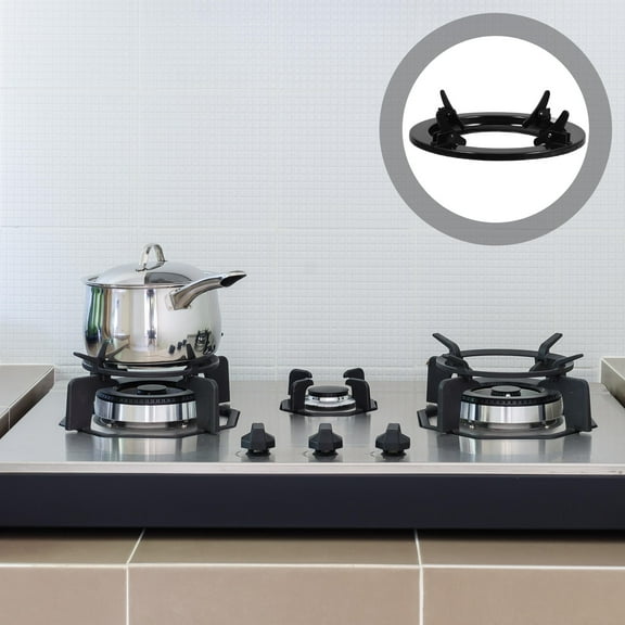 WRITWAA Burner Rings Stove Trivet Metal 1Pack Black