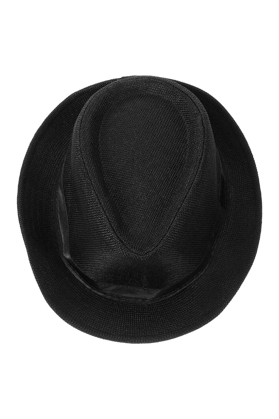 Gentleman Fedora Hat Black 1Pack Cotton Dance for Camping