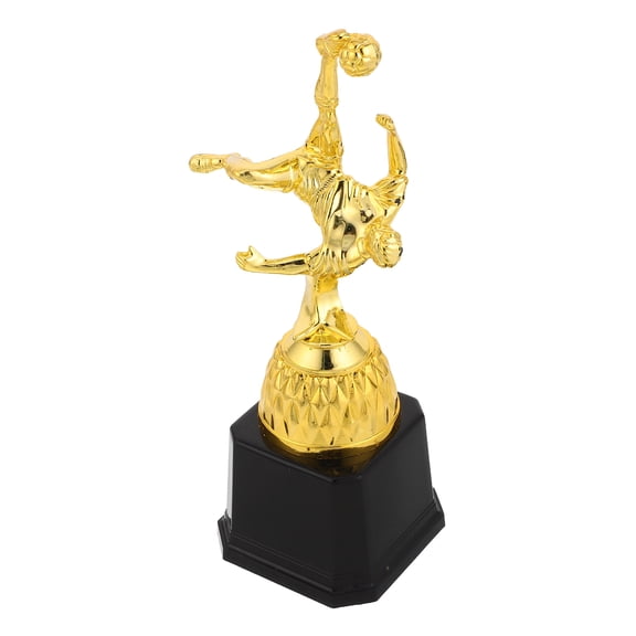 WRITWAA Soccer Golden Trophy for Competition Award Sports Cup Plastic