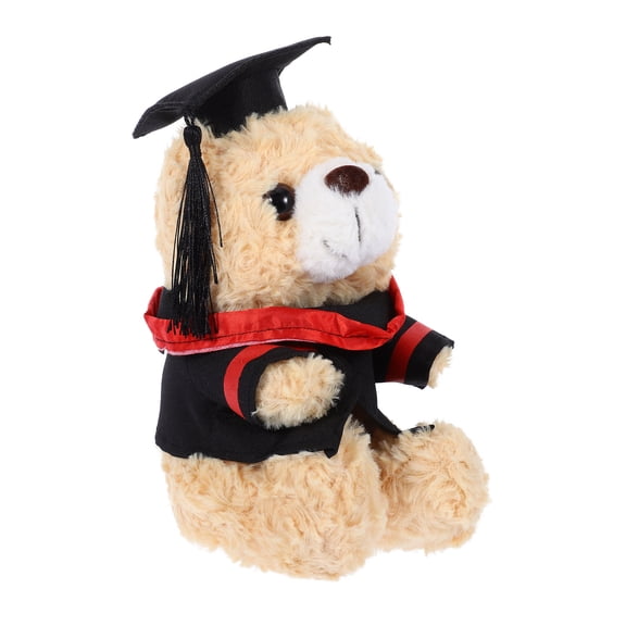 WRITWAA Small Congrats Grad Animal Toys Stuffed Bear Doll Plush 1Pcs
