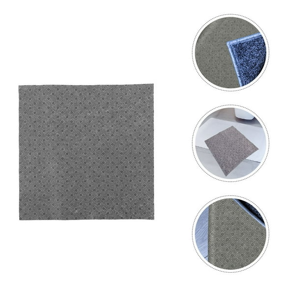 WRITWAA Grey AntiSlip Rug Pad NonSlip Fabric Backing for Home Office Vehicle Decoration Made from NonWoven Fabrics 72 x 48 Inches