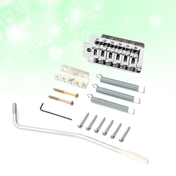 WRITWAA Electric Guitar Tremolo Bridge Tailpiece Replacement Parts Zinc Alloy 1 Set for Guitar Repair