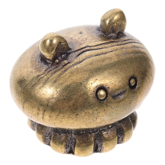 WRITWAA Brass Jellyfish Shape Vintage Aquarium Decor 1Set For Home Office