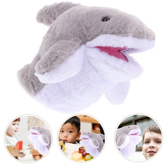 WRITWAA Shark Hand Puppet Animal Puppet Movable Mouth 1Pack for Events