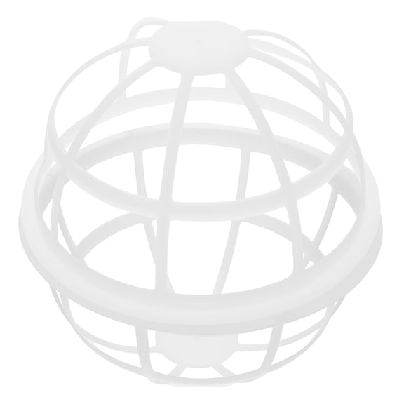 WRITWAA 2Pcs Hat Protector Washing Cage White Plastic Baseball Cap Holder for Efficient Cleaning