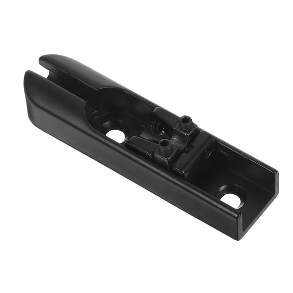 WRITWAA Headless Bass Metal Guitar Bridge Black Split String Plate for Enhanced Tone and Accuracy