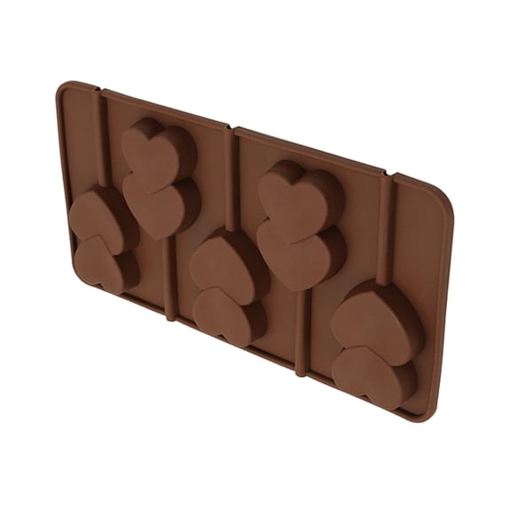 WRITWAA Silicone Baking Mold Coffee Color for DIY Chocolate Candy Decoration