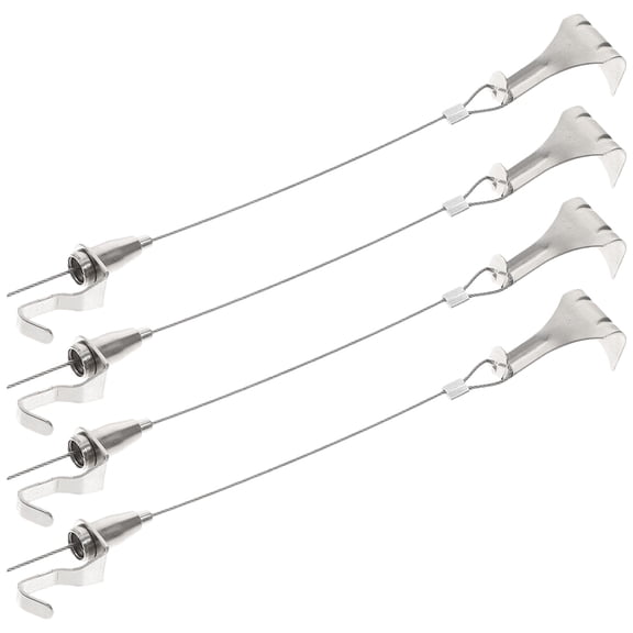 WRITWAA 4 Sets of Picture Frame Wire Hanging Stainless Steel for DIY Enthusiasts Gallery Library