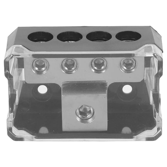 WRITWAA 4-Port Car Audio Ground Terminal Block and Power Connection in Vehicle Sound Systems