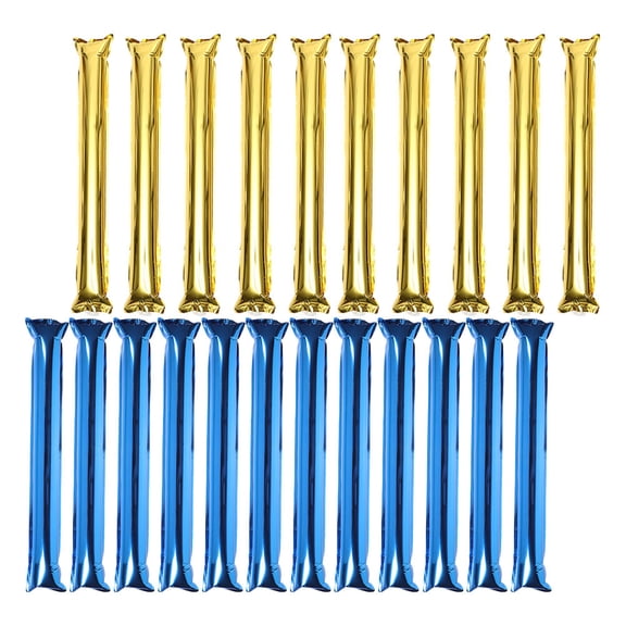 WRITWAA Multi Color Inflatable Cheer Sticks for Party and Sports