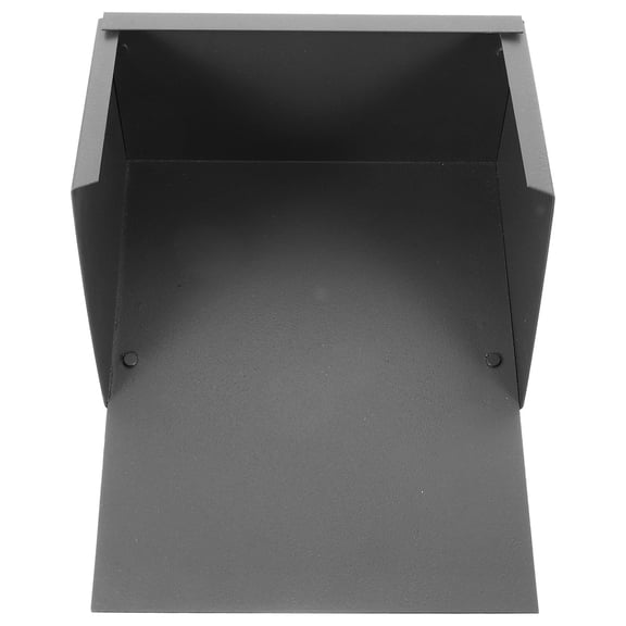 WRITWAA Rain Gutter Downspout Splash Block Dark Grey Aluminum for Villas and Building Outdoor Floors