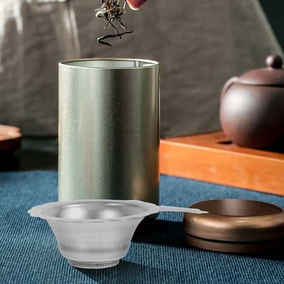 WRITWAA Fine Mesh Stainless Steel Tea Steeper for Loose Leaf Tea Compatible with Teapots and Cups