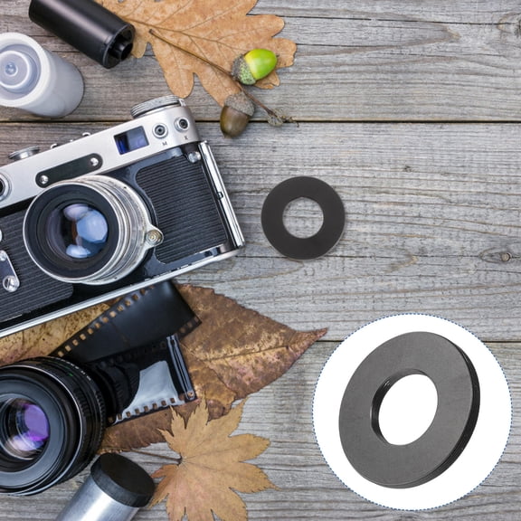 WRITWAA -M42 Adapter Ring for Camera Use, Black Aluminum, Easy Installation, Sturdy and Portable
