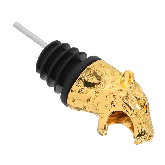 WRITWAA Golden Leopard Wine Aerator Pourer, Alloy Wine Pour Spout for Parties and