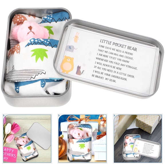 WRITWAA Little Pocket Bears Early Learning Toy Set for Kids, Assorted Colors, Educational Preschool Toys, 1 Set