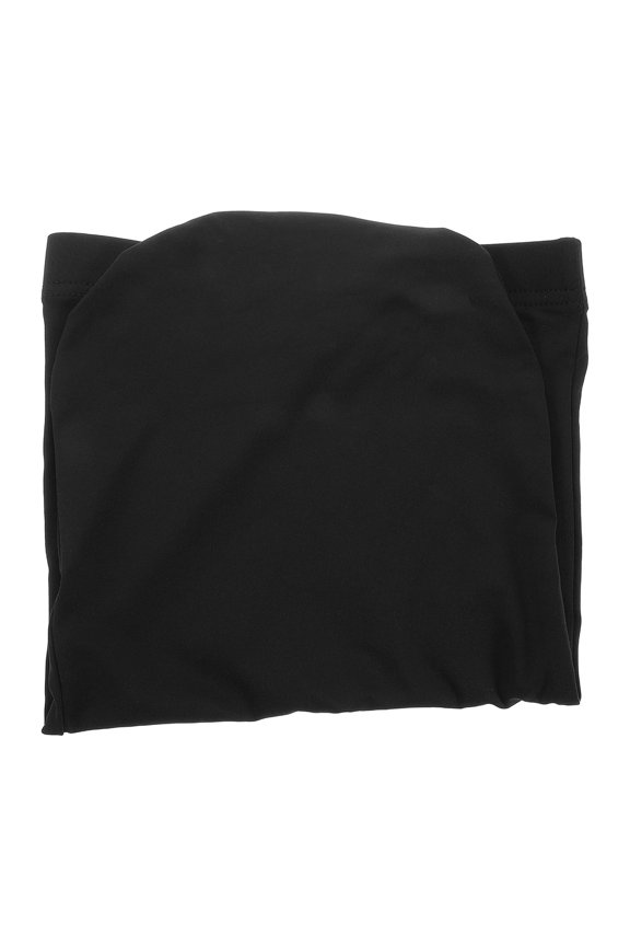 Oval Long Tail Bonnet Spandex Black For Outdoor Sports 1Pack