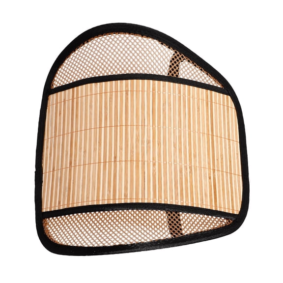 WRITWAA Lumbar Back Pillow for Driving Seat Car and Office Chair Beige Color