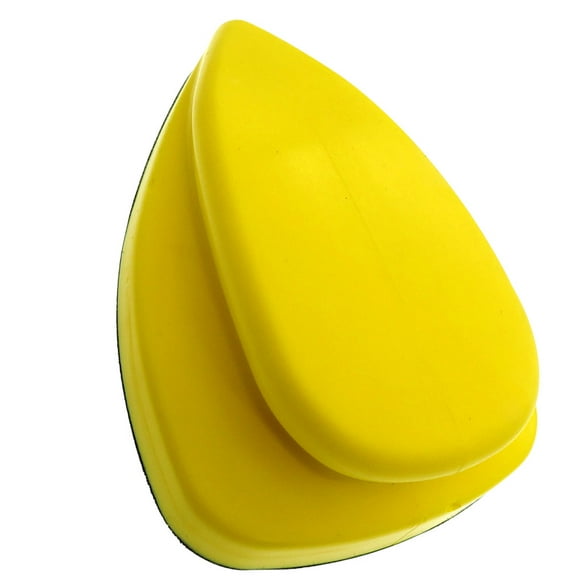WRITWAA Manual Grinding Disc with PU Material Holder for Wood and Automotive Sanding Yellow