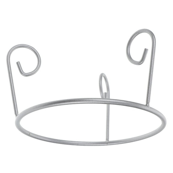 WRITWAA Plated Silver Metal Crystal Ball Stand for Home Display with Stable Base and Elegant Simple Design