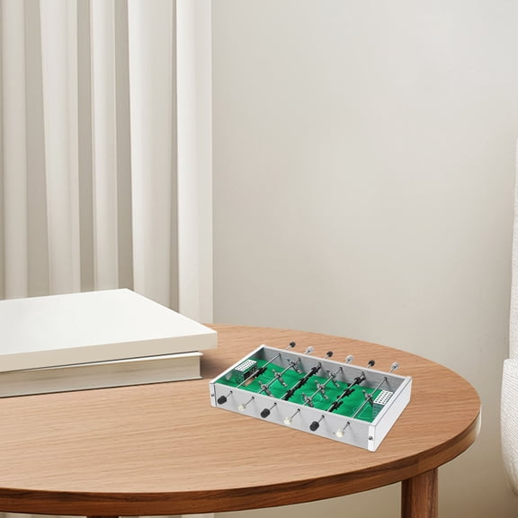 WRITWAA Tabletop Foosball Mini Football Table For Families Outdoor Fun Physical Fitness Improvement 1 Set for Fan Gear