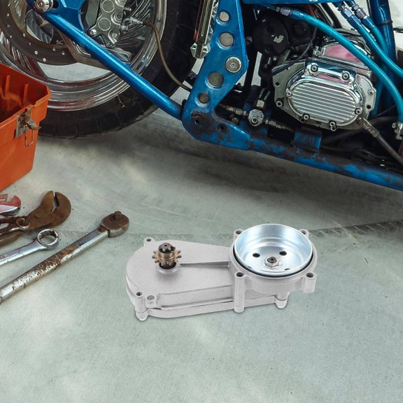 WRITWAA Motorcycle Transmission Gear Reduction Box Light Grey Durable Transmission Reducer