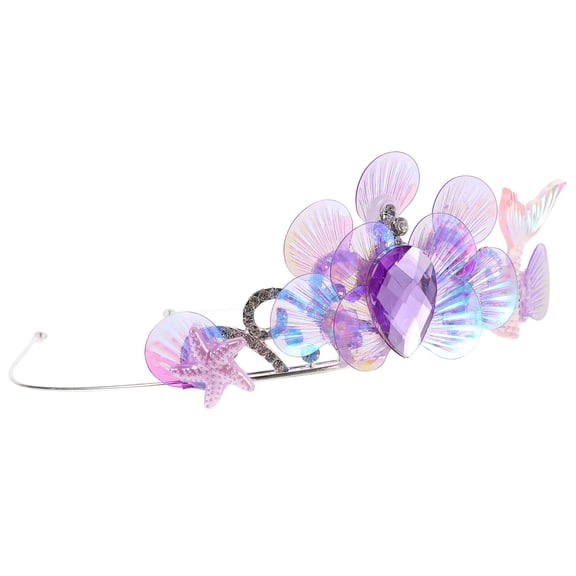 WRITWAA Multi Color Mermaid Headband for Cosplay Party Hair Band Lightweight Fashionable Head Accessory