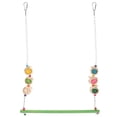 thumbnail image 1 of OFFIGAM Wooden Bird Swing and Parrot Perch Stand in Assorted Colors with Bite Resistant Design for Pet Birds, 1 of 8